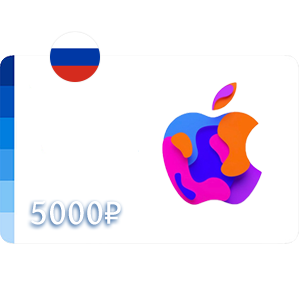 گیفت کارت اپل روسیه 5000 روبل