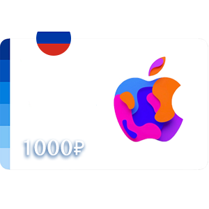 گیفت کارت اپل روسیه 1000 روبل