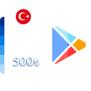 گیفت کارت گوگل پلی ترکیه 500 لیر