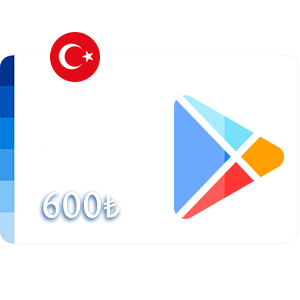 گیفت کارت گوگل پلی ترکیه 600 لیر