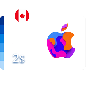 گیفت کارت 2 دلار اپل کانادا