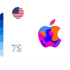 خرید گیفت کارت اپل 7 دلاری آمریکا