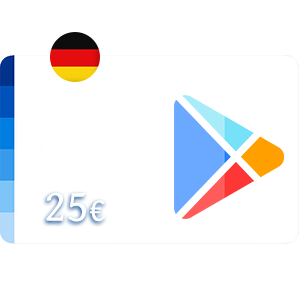 گیفت کارت گوگل پلی 25 یورو آلمان