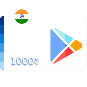 گیفت کارت گوگل پلی 1000 روپیه هند