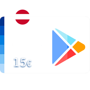 گیفت کارت گوگل پلی اتریش 15 یورو