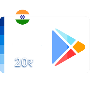 گیفت کارت گوگل پلی 20 روپیه هند