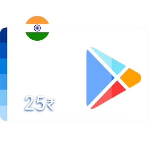 گیفت کارت گوگل پلی 25 روپیه هند