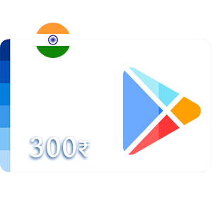 گیفت کارت گوگل پلی 300 روپیه هند