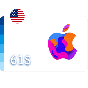 گیفت کارت اپل 61 دلاری آمریکا