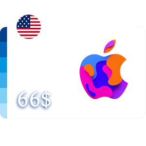 گیفت کارت اپل 66 دلاری آمریکا